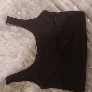 Cute black athletic tank/bra